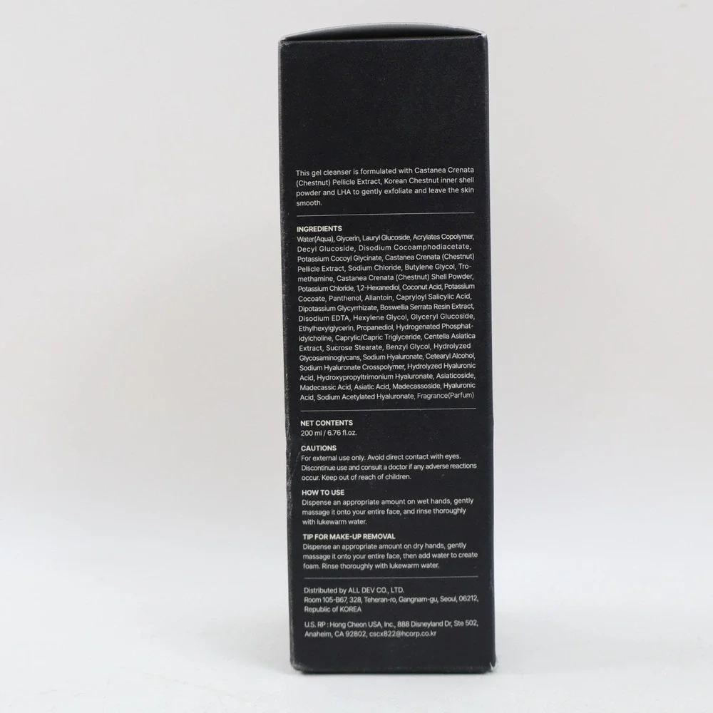 LHA CIS Gel Cleanser Low pH Korean Facial Wash Shrink Pores 6.76 fl oz EXP 2028
